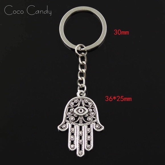 🆕Hamsa Palm Pendant Keychain - Picture 2 of 6